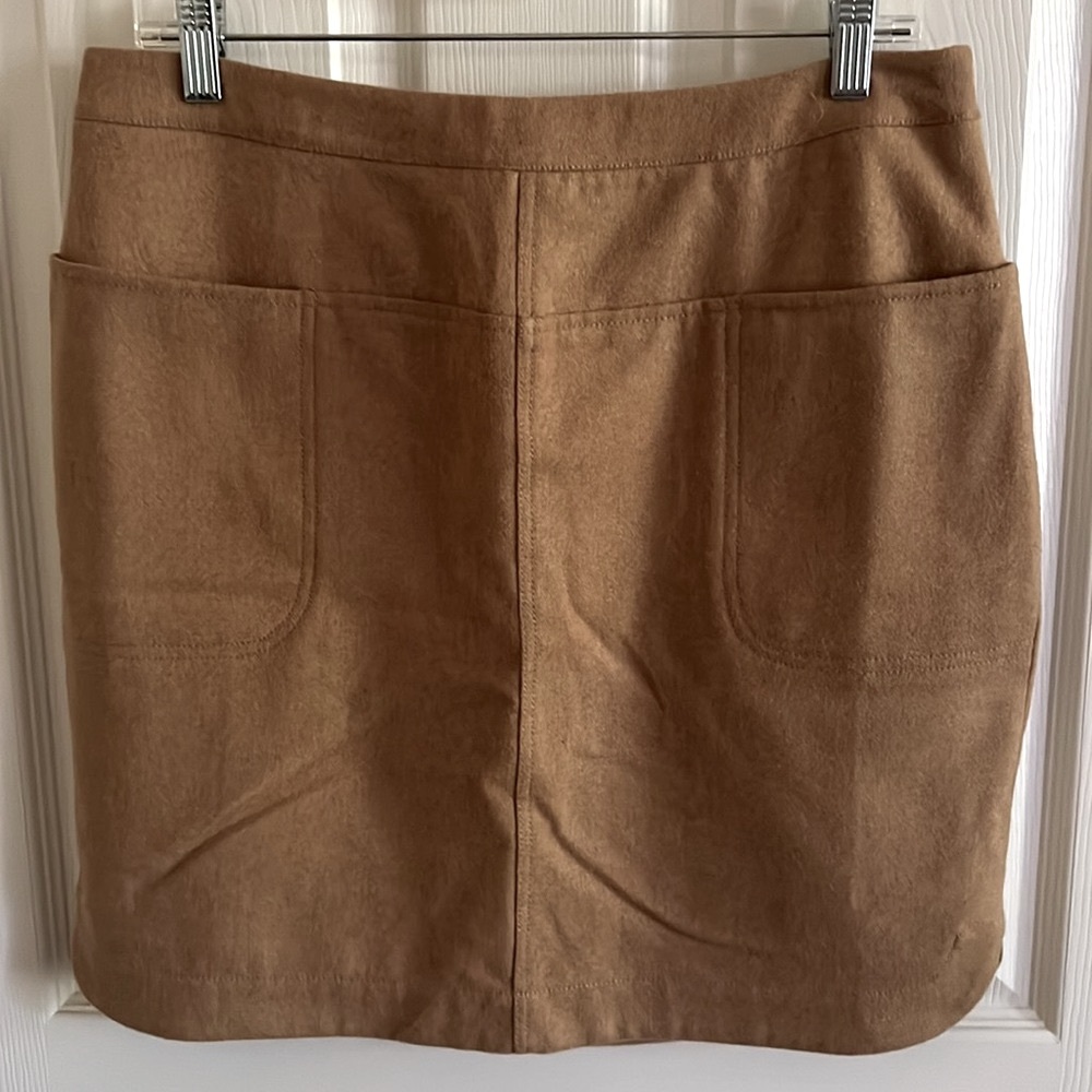 Vineyard Vines Wool Blend Lightweight Lined Mini Skirt Caramel Sz. 8